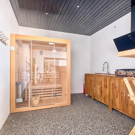 Bellevue 1, Piscine, Jacuzzi, Sauna 别墅